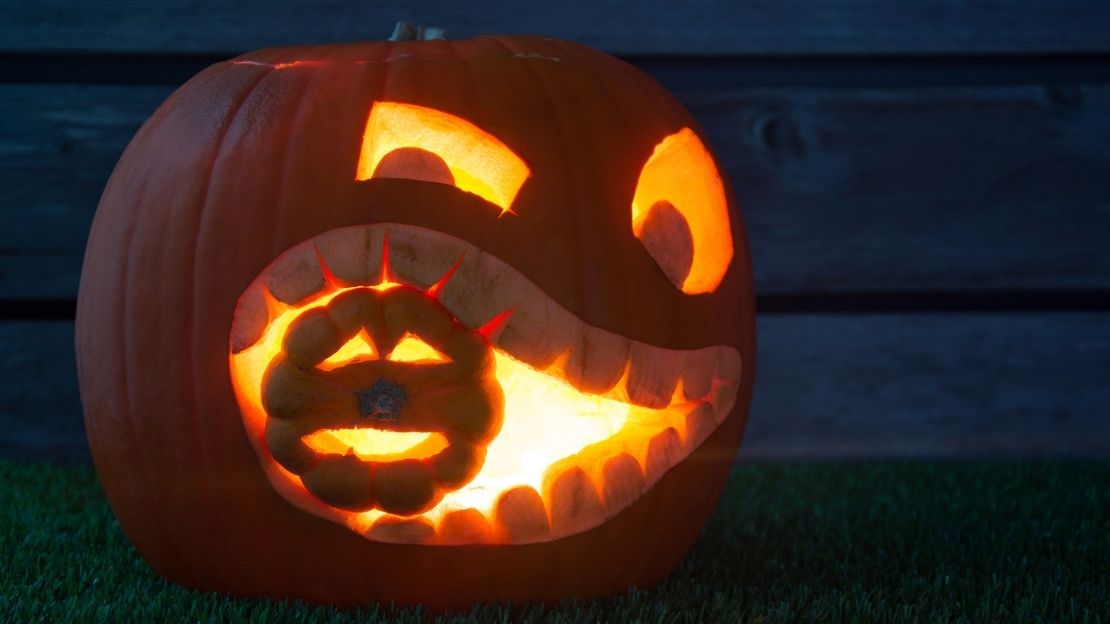 Simple Scary Pumpkin Carving Stencils